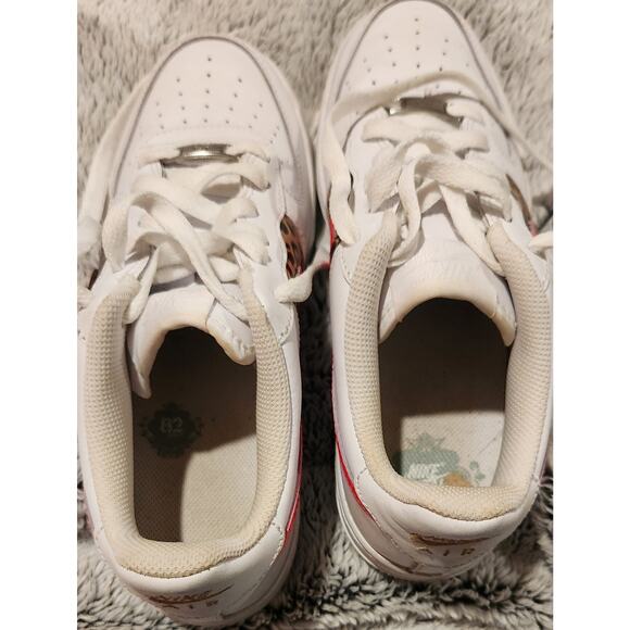 Nike Air Force 1 Youth 5.5 Leopard W/ Pink Nike‎ Logo - Picture 7 of 10